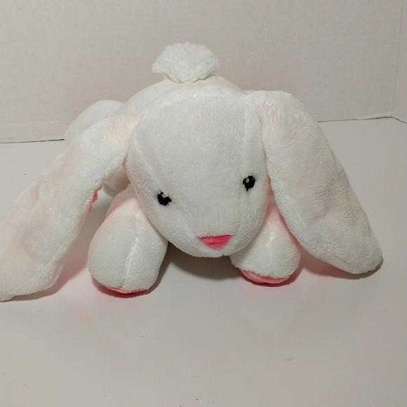 Spark create imagine, 12 in bunny rattle plush. - Picture 3 of 8